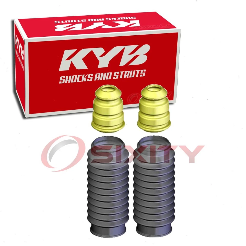 Fuelle de puntal de suspensión trasera KYB de 2 piezas para amortiguadores Audi 90 Quattro 1988-1989 mt Foto 1 de 4
