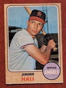1968 O-Pee-Chee OPC JIMMIE HALL #121 California Angels - Picture 1 of 2