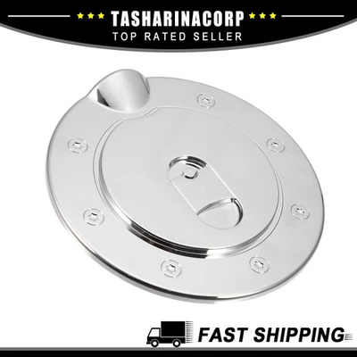 Pieza de 1 tapa de llenado de tanque de combustible cromada apta para GMC Sierra 3500 2001-2006 Foto 1 de 4