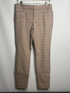Banana Republic Sloan Women's Pants 2L Plaid Bi-Stretch Slim Fit Trousers NWT - Picture 1 of 4