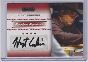 2007 POKER RAZOR HOYT CORKINS SHOWDOWN SIGNATURES AUTOGRAPH SS-6 - Picture 1 of 1