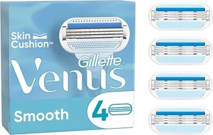 Pack 4 Lames Gillette VENUS SMOOTH Recharges de Rasoir Femme Lot 3 Douceur NEW * - Imagen 1 de 5