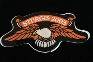 STURGIS 2003 DECAL   Black Hills Motor Classic 63rd Annual  3” X 1  1/2” - Picture 1 of 1