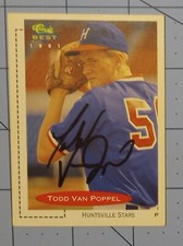1991 Classic Best #386	Todd Van Poppel autographed baseball card