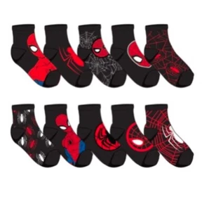 Little Kids Spiderman 10pk Crew Sock - Picture 1 of 5