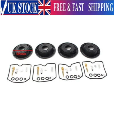 4 Sets Carb Carburettor Rebuild Repair Kits Diaphragm For Suzuki GSF600 S BANDIT - Image 1 of 4