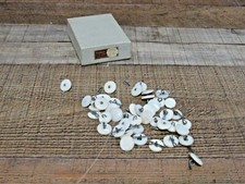 Vintage Buttons White or Pearl Costume Designer Sewer Craft