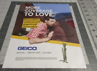2019 Geico Insurance Gecko More Coverage to Love, Print Ad