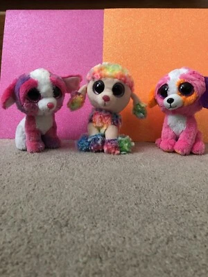 Ty Beanie Boos- Many Choices Available- Bunnies, Dogs, Unicorn, Christmas ETC - Image 1 of 4