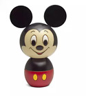 Disney Store Japan Wooden Doll KOKESHI Mickey Mouse H4.7in Creative Usaburo