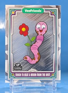 2025 TOPPS CHROME VeeFriends - Tough To Beat A Worm From The Dirt! #88 - VF 1ST - Imagen 1 de 2