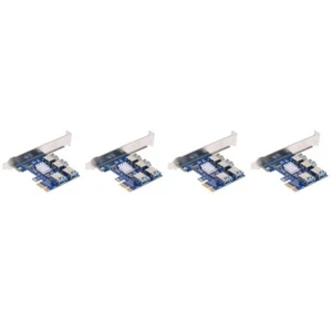4 Count PCI-E-Erweiterungskarte PCIE PCI-EXPRESS -Expansionskartenadapter - Afbeelding 1 van 12