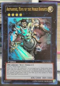 YUGIOH 1ST CBLZ-EN086 ARTORIGUS, KING OF THE NOBLE KNIGHTS ULTRA NEAR MINT (NM) - Picture 1 of 2