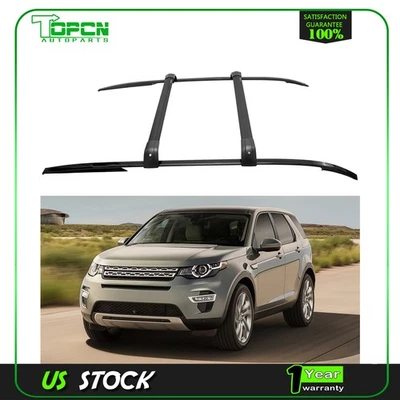Roof Rack Set Corss Bar + Roof Rail New For 2014-2025 Land Rover Discovery Sport Foto 1 de 4