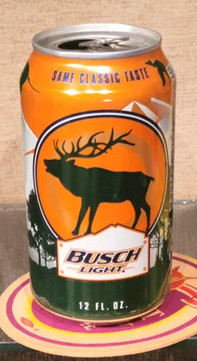 2016 BUSCH LIGHT  BEER CAN LIMITED EDITION ANHEUSER BUSCH ST LOUIS MO HUNTER ELK - Image 1 of 4
