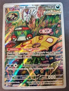 Brute Bonnet Illustration 207/182 Sv04: Paradox Rift Holo Near Mint - Picture 1 of 2