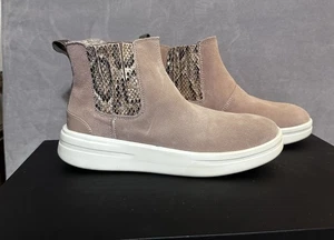 Hey Dude | Rose Dust Vic Suede Snake Print Boots Womens size 7 - Picture 1 of 9