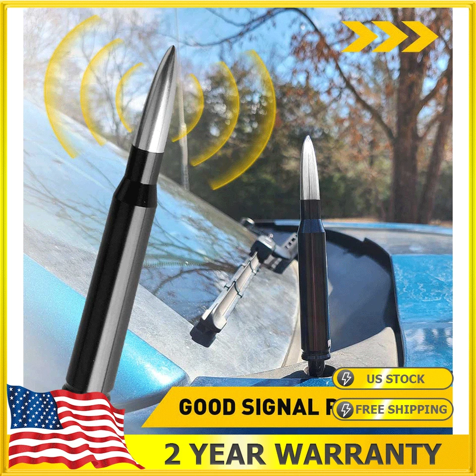 ANTENA BALA AUXITO 50 CAL para CHEVROLET SILVERADO 1500/2500/3500/GMC SIERRA Foto 1 de 4