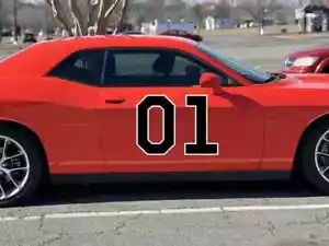 Dukes of Hazard General Lee 01 Decals - Picture 1 of 7