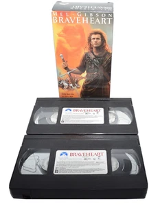 Braveheart - VHS Video 2 Tape Set - Picture 1 of 4