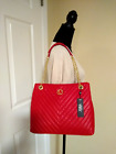 Vera New York "Anne"  Shoulder Bag      Candy Apple Red     New $98  (CT005K)