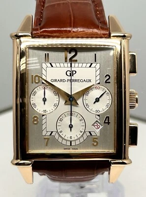 Reloj Girard Perregaux Vintage 1945 XXL Cronógrafo Automático 18K Rosa 25840.111 Foto 1 de 4
