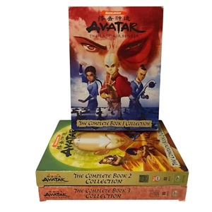 Avatar The Last Airbender Book 1 2 3 DVD Animation Anime Action Region 1 VGC - Picture 1 of 24