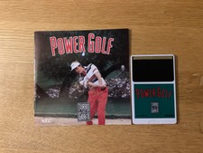 Power Golf TurboGrafx 16 HUCARD With Instructions Express Turbo Grafx