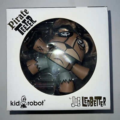 Kidrobot Joe Ledbetter Pirate TEETER 2007 Urban Vinyl Art Toy 6" NEW JLED Cheap - Image 1 of 4