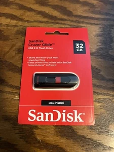 SanDisk Cruzer Glide USB 2.0 Flash Drive 32 GB - Picture 1 of 2