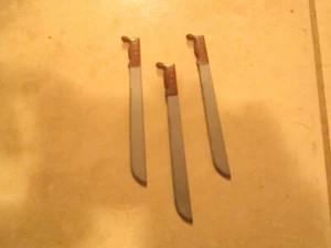 1970s ADVENTURE TEAM HASBRO GI JOE  MACHETTES NOS LOT OF 3 NM NEW ORIGINALS  NOS - Picture 1 of 2