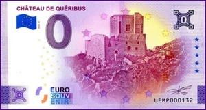 CHATEAU DE QUERIBUS / BILLET 0 € / NULL EURO-SCHEIN / UEMP 2024-2 - Picture 1 of 1