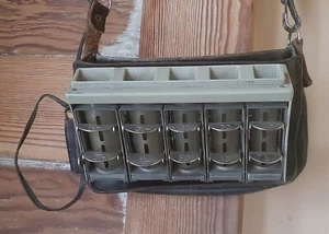 Geldwechsler inkl. Ledertasche, Post, Bahn, Verkehrsbetriebe, Straßenbahn - Bild 1 von 4