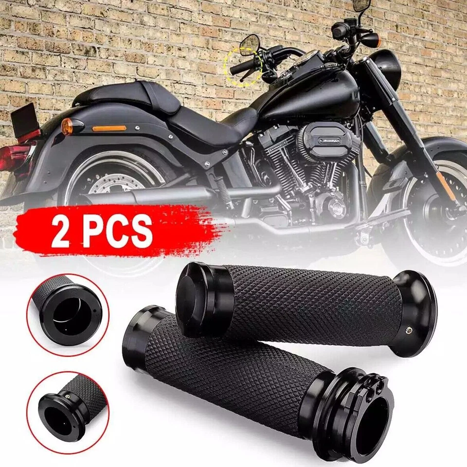 Empuñaduras de manillar de motocicleta de 1" para Honda VTX1300C VTX1300R VTX1800C VTX1800N Foto 1 de 4
