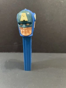 Vintage PEZ Captain America Spender 1978 ohne Füße Österreich Marvel Comics - Bild 1 von 8