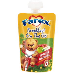 Farex Breakfast On The Go 120g - Apple & Oatmeal Pouch 6+ Months - Picture 1 of 2