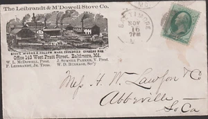 Baltimore MD Illust advt cover The Leibrandt & M'Dowell Stove Co (c437) - Picture 1 of 1
