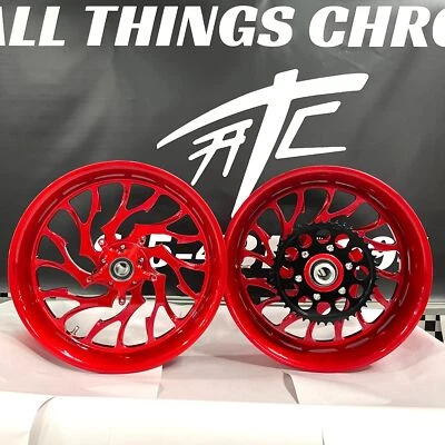 HAYABUSA 240 FAT TIRE WILDER RED HELLIAN WHEELS 1999-2007 SUZUKI HAYABUSA Foto 1 de 4