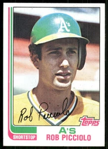 1982 Topps #293 Rob Picciolo - Picture 1 of 2
