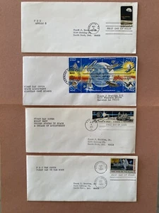 1969, 1971 & 1,981 FDC Space Achievement, Moon Landing, Apollo 8 - Picture 1 of 1
