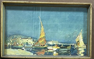water color painting’s signed, Print 15.75”x 9.75” w/frame, 14.25”x 8.5” w/out - Picture 1 of 2