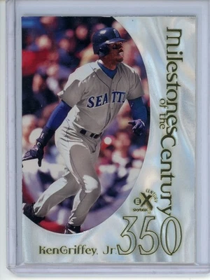 Ken Griffey Jr. 1999 Fleer E-X Century Milestones Of The Century #MC4 #/350 Excelente estado Foto 1 de 2