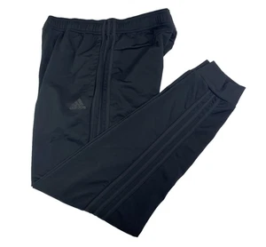 adidas Essentials Jogger Training Tricot 3 Stripe Black Pants H46107 Mens M - Picture 1 of 15