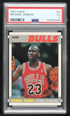 1987-88 Fleer Michael Jordan #59 PSA 5 名堂 — 第 1/3 张图片