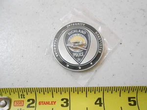 RARE RICHLAND TEXAS POLICE DEPT RPD CHALLENGE COIN MILITARY - Picture 1 of 4