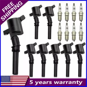 8 Ignition Coil Spark Plug Pack For Ford F150 Expedition 2000-2004 4.6L 5.4L - Picture 1 of 9