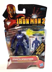Marvel Iron Man 2 STEALTH OPERATIONS #24 Comic Series Figure Hasbro 4" - Picture 1 of 4