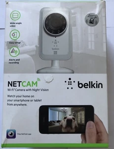 WLAN Kamera Belkin NetCam mit Infrarot Nachtsicht Modell F7D7601V1 weiß. - Bild 1 von 15