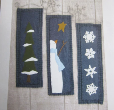 Backyard Friends #507 TRIPLE GOLOSINA DE INVIERNO Apliques de Lana Patrón Colgante de Pared Foto 1 de 4