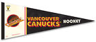 Vancouver Canucks Vintage Nhl 1980-97 Style Premium Felt Collectors Pennant